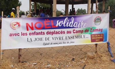 Avec les enfants des camps de déplacés