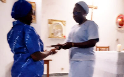 Soutenue et accompagnée par Lui…