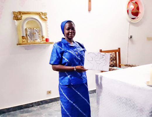 Supported and accompanied by Him…